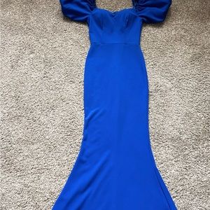 Fashion Nova royal blue evening gown size Small